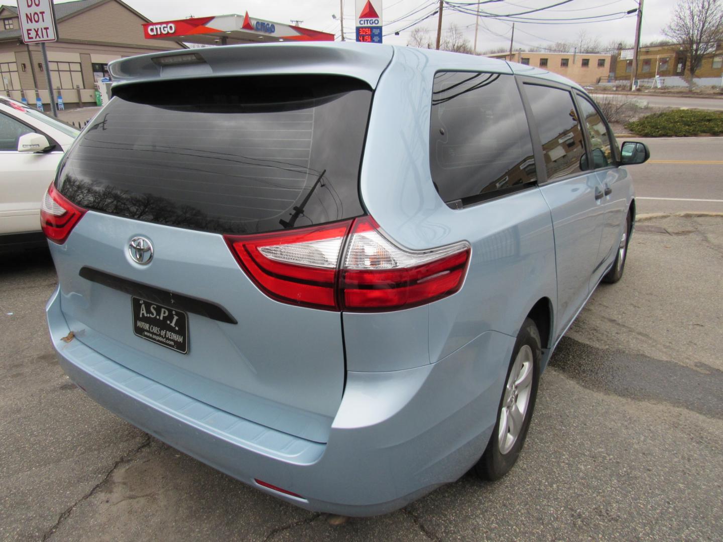 2015 Blue /Gray Toyota Sienna (5TDZK3DC4FS) with an 3.6L V6 DOHC 24V engine, Automatic transmission, located at 215 Milton St, Dedham, MA, 02026, (781) 329-5144, 42.241905, -71.157295 - This nice 7 passenger van is in excellent condition. Runs like new. All ASPI Motor Cars vehicles are fully serviced before they are delivered to assure the highest quality used vehicles. Come with a 3/3 warranty included in the price. Call for details. Prices on all vehicles do not include $299 - Photo#6